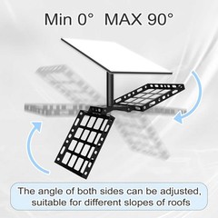Subfix Gen 3 Roof Ridge Mount For Starlink No-Drill Ridgeline Mounting Kit 360