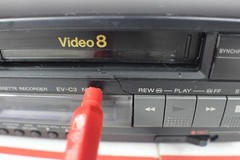 Sony EV-C3 Video8 Compact 8mm Tape Player and Recorder POWERS ON-For SPARE PARTS
