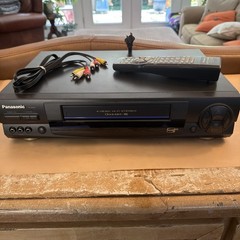 Panasonic VCR Plus PV-966H Blue Line 4 Head Hi-Fi Stereo Omnivision w/ Remote