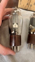 Quad Hytron Brown Base VT-101 (837) NOS HF Beam Power Tubes