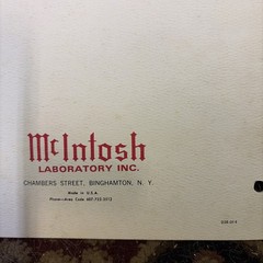 McIntosh MC-275 amp Owners Manual REAL OEM