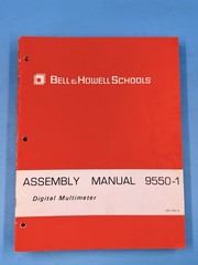 Lot of 7 Bell & Howell Schools Oscilloscope & Multimeter Manuals