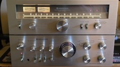 Vintage Kenwood Duo KA-7100 Amplifier and KT-7500 Tuner Japan