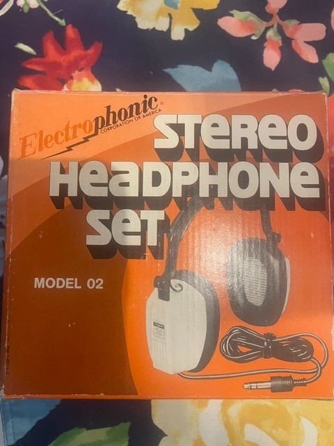 Electrophonic Brand Headphone Vintage Model 02 Mad In Japan Very Good Condition!