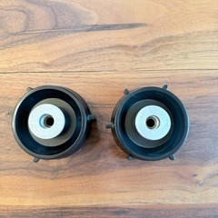 Pair VIF International 10.5″ NAB Reel to Reel Hub Adapters USA
