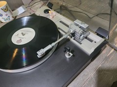 Rare Mitsubishi LT-22 Linear Turntable, Fully Automatic, Tested Working
