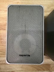 Vintage Realistic 40-2034A Minimus 7 Speakers Silver 40w 8 Ohm W/Wall Mounts