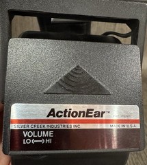 Action Ear Sound Amplifier Headphones VTG Silver Creek Industries Made in USA