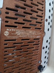 Rare Vintage Portable RCA Victor Deluxe TV 14-PD-8054 Television Art Deco Works!