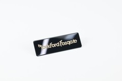 Rockford Fosgate stainless steel customize Logo 60mm(2.36″)X20mm(0.78″ Dark Grey