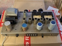 7 Tube 12ax7 12AU7 DIY Preamp Stereo Preamplifier UNTESTED 100v. NO TUBES