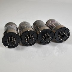 (Set of 4) Vintage Sylvania, Beckman, Raytheon 6080 Vacuum Tubes