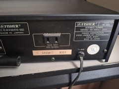 Fisher CA-880 Vintage Integrated Stereo Amplifier & Matching Tuner FM-660 Clean!