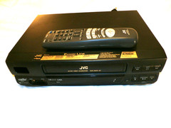 JVC VCR VHS Player HRVP436 VCR PLUS Remote 4 Head Powers On Has Issues