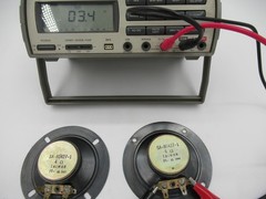 Vintage Pair Fisher Tweeters SA-80427-1 Taiwan 4 Ohm Tested “Look”
