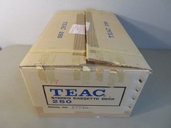 Vintage Teac 250 Stereo Cassette Deck Recorder For Parts or Repair Not Working