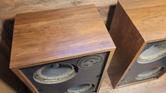 1979 EPI Epicure 180V Speakers Pair Large Cabinet Speakers 25″x16″ Need Refoamed