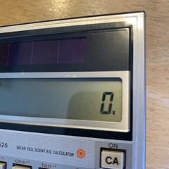 Sharp EL-525 Solar Cell Scientific Calculator Tested Working Vintage Japan