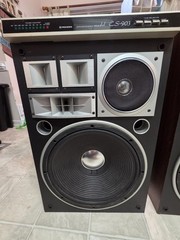 Pioneer CS-903 Vintage Speakers Pair with Tone Selector and Power Indicator