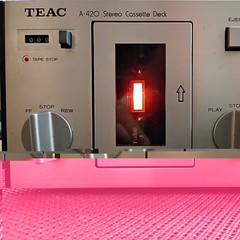 TEAC A-420 Vintage Stereo Cassette Deck FOR PARTS / REPAIR Read Details!