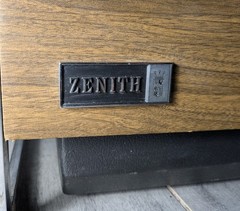 (SOLD AS IS) Vintage Zenith Circle of Sound Record Player Turntable
