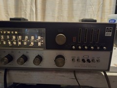 Vintage Fisher 800-T AM/FM Stereo Receiver 800T Tested Working For Parts Repair