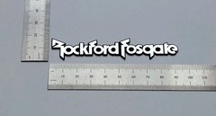 Rockford Fosgate Premium Door Panel & Equipment Badge Emblem Logo With Adhesive