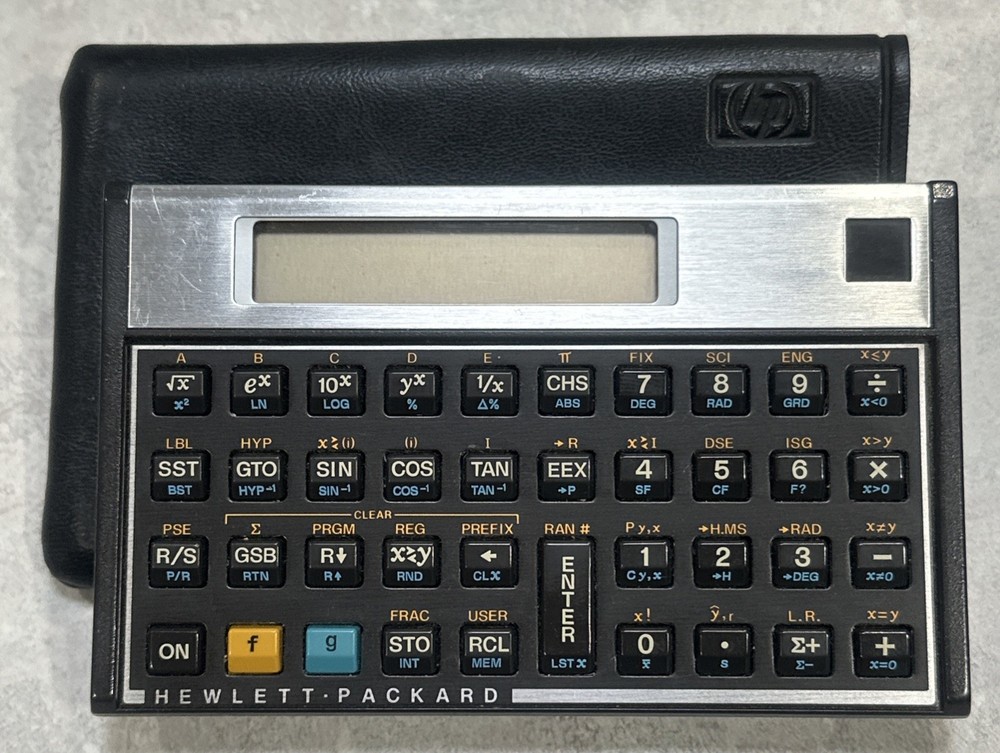 Vintage Hewlett Packard HP-15C Scientific Calculator Original Working w/ Case