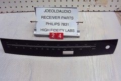 Philips 7831 Receiver Dial Scale. Nice Condition. Parting Out Entire 7831