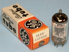 VACUUM TUBE ~ 6LX8 / LCF802 ~ GE ~ NOS ~ # 6LX8 / LCF802