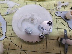 Pioneer PL-990 Turntable Parts – Cam Gear, Misc Control Arms, Spindle