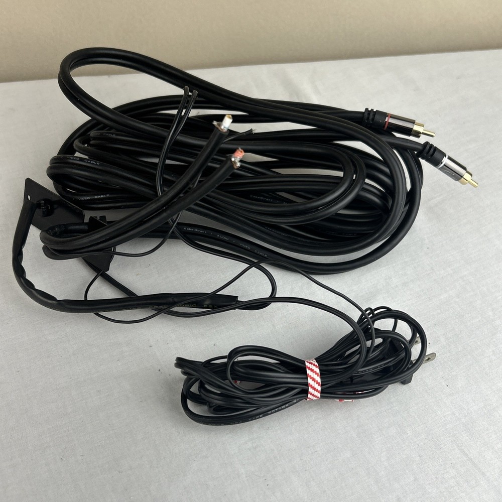 Realistic LAB 500 Power cord, Ground and 10 Foot RCA Replacement cable
