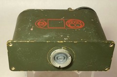 Vtg Military ECI High Voltage Power Supply Hebrew Text 16000 Volts Olive Green