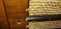 Orig 1941 PHILCO Model 41-240T WOOD CABINET wOrig GRILL CLOTH & Internal ANTENNA