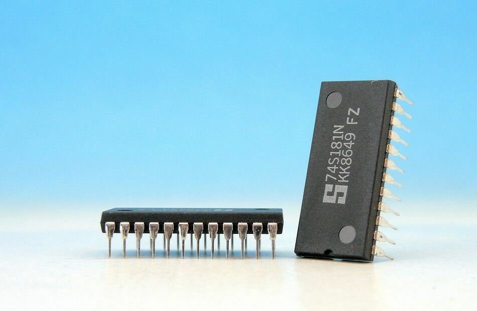 1x Genuine 74S181N Signetics 4-Bit Arithmetic Logic Unit IC SN74S181N DM74S181N