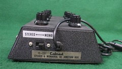 Vintage CalRad 15-131 Stereo & Monaural 8ohm Junction Box 8 Switch