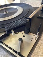 Vintage DUAL 1216 Germany Made Turntable. Clean But Gummed Up. For Parts.