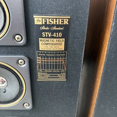 Set Fisher stv-410 Speakers, Vintage Complete Tested Great sound.