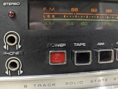Electrophonic Receiver AM/FM8-Track Stereo/Dual Music System T-710CC Phono input