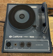 Califone 1430K Solid State Phonograph Record Player NEEDS NEEDLE, Vintage