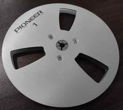 New One Pair Pioneer PR-100 178mm 7” Silver tape reel For RT-707 909 PR 85