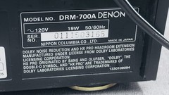 Denon DRM-700A 3 Head Stereo Cassette Deck – HX Pro and Dolby B/C – Needs Belts