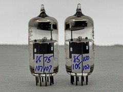 (2) Ten (Kobe Kogyo Corp) 12AT7 Preamp Tubes Made in Japan Test Strong Amplitrex