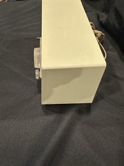 GE C-403C Vintage Tube Clock Radio White Mid-Century Estate