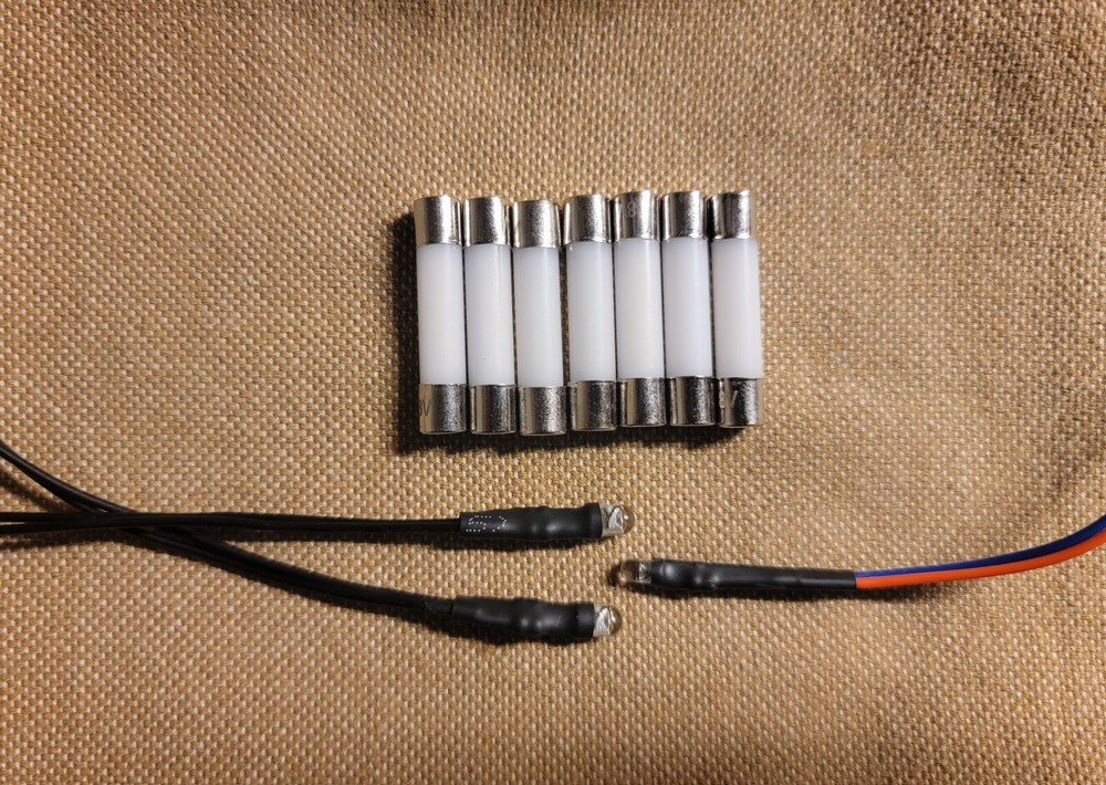 2265B – 2238B Marantz LAMP KIT- 8v WARM WHITE FROSTED LEDs / METER DIAL BULBS
