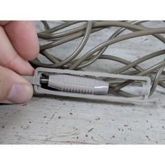 Vtg Sony 3.5mm 1/8 in Mono Aux Audio Cable Headphone Jack 32 ft Long Gray M F