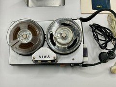 Aiwa TP-60R Tape Recorder – Vintage 1965 – Very Rare – WORKING – Read Desc