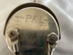 Antique PAL Headphones Cloth Wire Headband Radio Headset Earphones Pin Plugs
