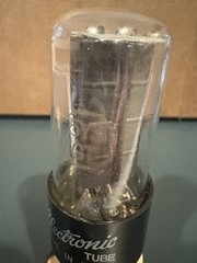 GE 5Y3GT VACUUM TUBE BLACK Box PLATE Bottom DGetter ANOS HICKOK TESTED £