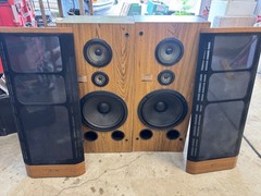 Pioneer CS-R580 3-Way Wood Floor Speakers Pair Tested READ DESCRIPTION*